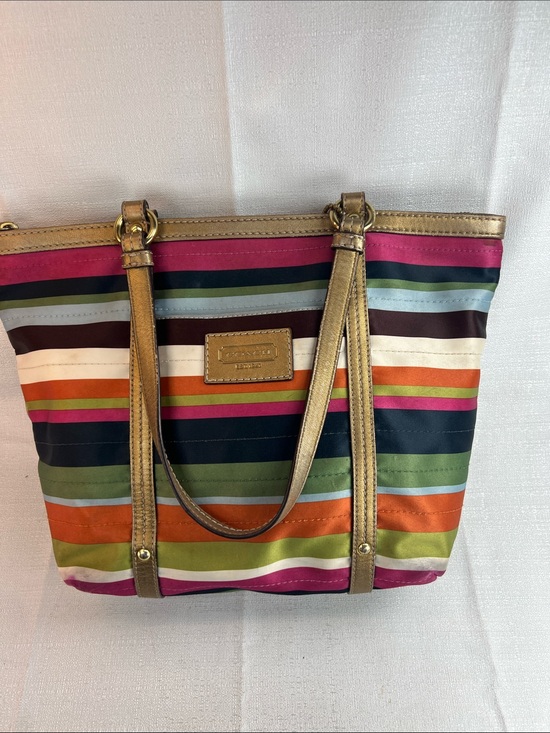 Coach Handbags - Coach 2008 Legacy stripes coach tote